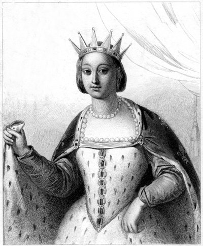 Marguerite de Provence, dronningkonsort av Louis IX av Frankrike av Unbekannt