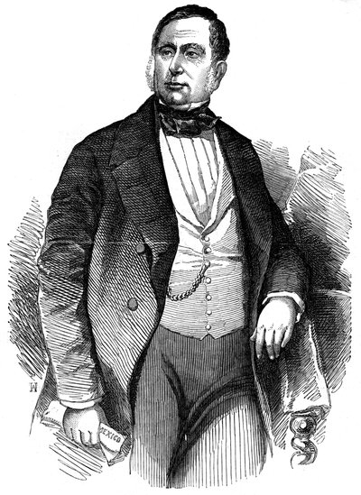 Mariano Arista , meksikansk general og politiker, 1853 av Unbekannt