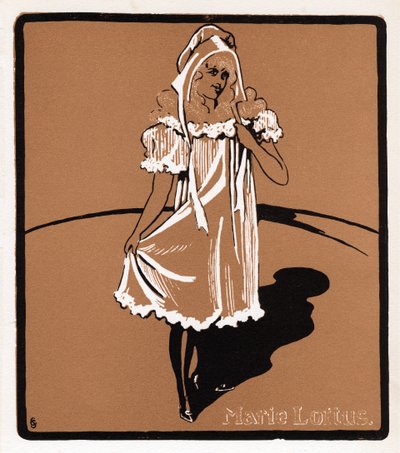 Marie Loftus 1857-1940, skotsk musikkhallstjerne, sent på 1800-tallet av Unbekannt