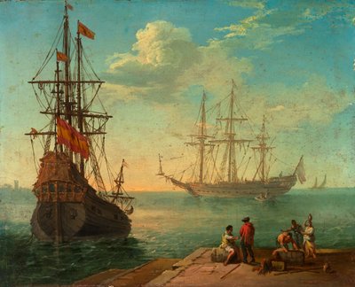 Marine, 1700-tallet. av Unbekannt
