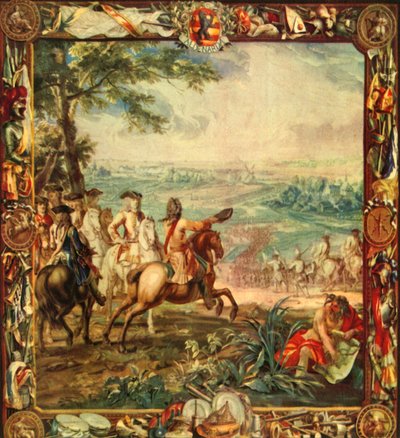 'Marlborough ved slaget ved Oudenarde, 1708', 1944. av Unbekannt
