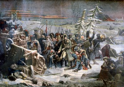 Marshall Ney under retretten fra Russland, 1812 1894 av Unbekannt
