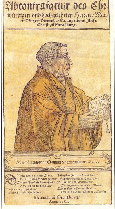Martin Bucer 1491-1551 av Unbekannt