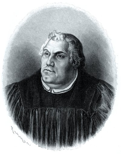 Martin Luther, protestantisk kirkereformator, 1903 av Unbekannt