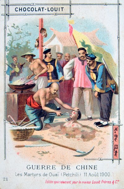 Martyrdøden ved Ouai Petchili, Kina, Boxer Rebellion, 11. august 1900 av Unbekannt