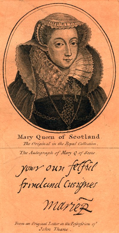 Mary, dronning av Skott, 1542-1587 av Unbekannt