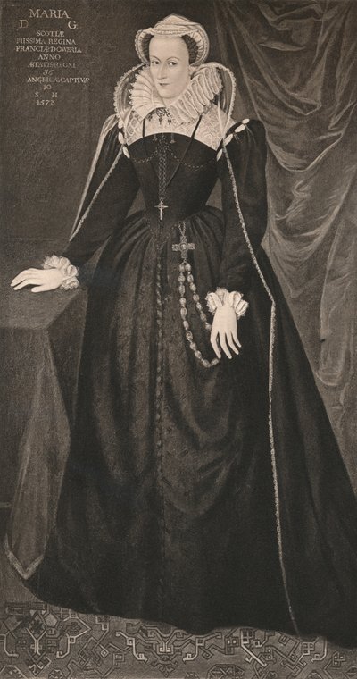 Mary, Queen of Scots, c1500-tallet, 1904 av Unbekannt