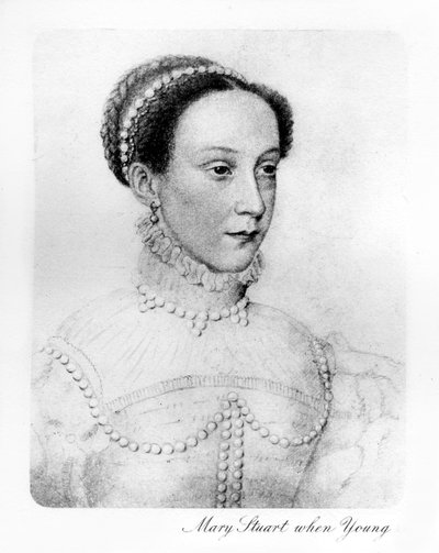 Mary Stuart som ung, 1907 av Unbekannt