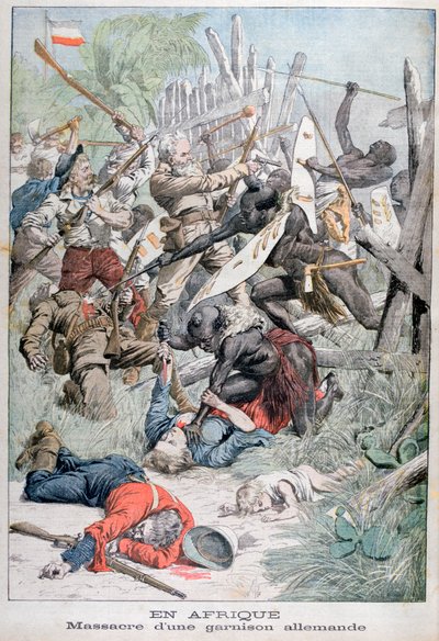 Massakren på en tysk garnison i Damaraland, Sørvest-Afrika, 1903 av Unbekannt