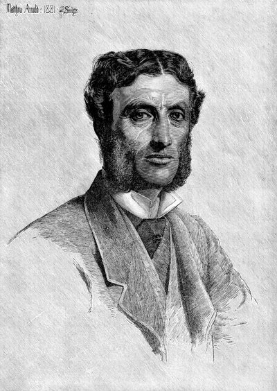 Matthew Arnold 1822-1888, britisk poet, kritiker og pedagog, 1881 av Unbekannt