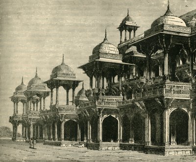Mausoleum of Akbar, Secundra, 1890. av Unbekannt