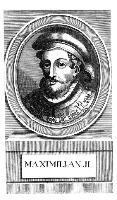 Maximillian II, den hellige romerske keiseren fra 1564-1576 av Unbekannt