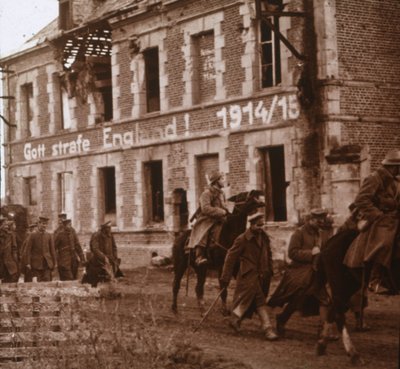 Måtte Gud straffe England, Bucy-le-Long, Nord-Frankrike, c1914-c1918 av Unbekannt