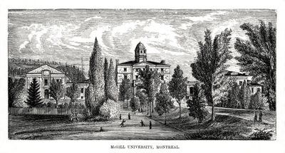 McGill University, Montreal, Canada, 1800-tallet av Unbekannt