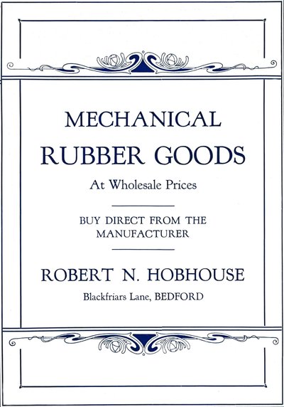 Mechanical Rubber Goods - Robert N. Hobhouse-annonse, 1916 av Unbekannt