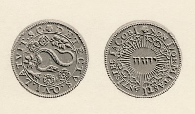 Medalje til minne om oppdagelsen av kruttplanen, 1605, 1904 av Unbekannt