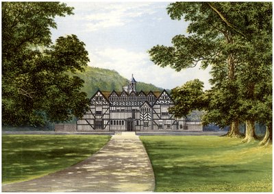 Meer Hall, nær Droitwich, Worcestershire, hjemmet til Bearcroft-familien, c1880 av Unbekannt