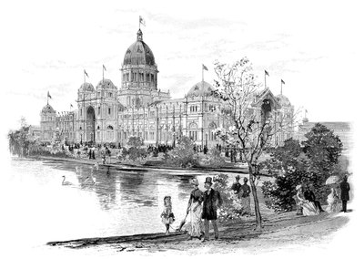 Melbourne Exhibition Building, Victoria, Australia, 1886 av Unbekannt