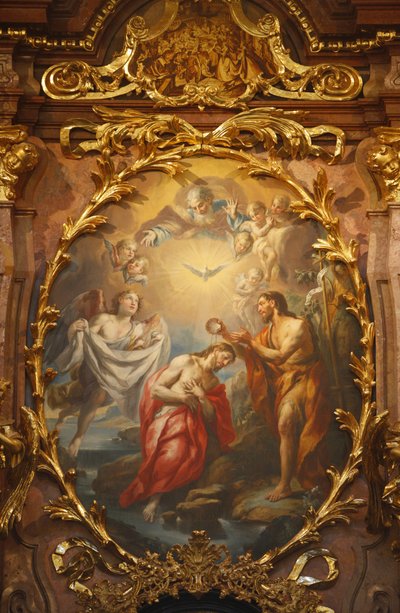Melk Abbey Jesu dåp, Melk, Østerrike av Unbekannt