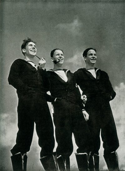 Menn fra Royal Navy, c1943. av Unbekannt