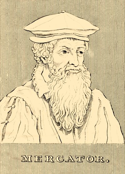 Mercator, 1512-1594, 1830. av Unbekannt