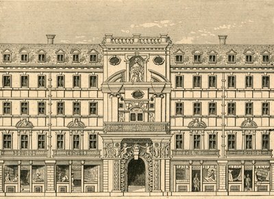 Mercers Chapel, som gjenoppbygd etter brannen, 1897. av Unbekannt