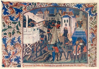 Metoder for krigføring under hundreårskrigen, c1400, c1930. av Unbekannt