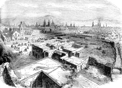 Mexico by, Mexico, midten av 1800-tallet c1880 av Unbekannt