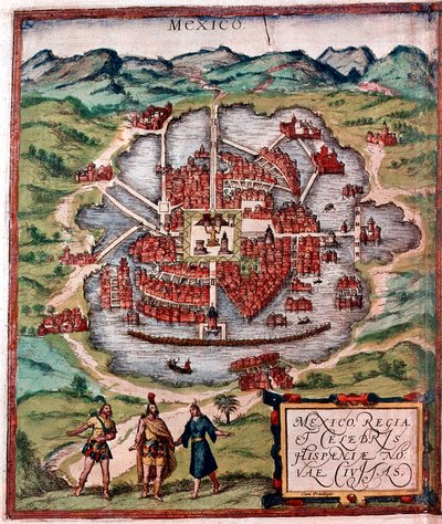 Mexico by tidlig på 1500-tallet av Unbekannt