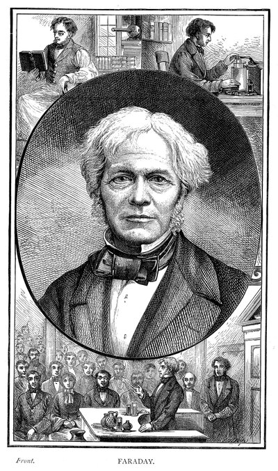 Michael Faraday , britisk fysiker og kjemiker, 1881 av Unbekannt