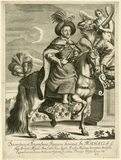 Michal Korybut Wisniowiecki 1640-1673, konge av Polen og storhertug av Litauen, ca. 1670 av Unbekannt