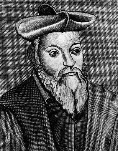 Michel Nostradamus 1503-1556, fransk lege og astrolog, 1600-tallet av Unbekannt