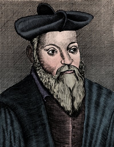 Michel Nostradamus 1503-1556, fransk lege og astrolog, 1600-tallet av Unbekannt