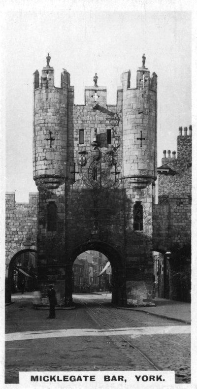 Micklegate Bar, York, ca 1920-tallet av Unbekannt