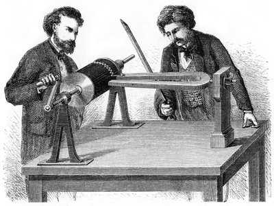 Fonautograf fra midten av 1800-tallet, 1872 av Unbekannt