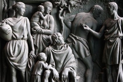Milan Duomo gate skulptur, Milano, Italia av Unbekannt