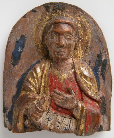 Miniatyrrelieff av den hebraiske profeten Daniel med rulle, tysk, 1200-1225. av Unbekannt