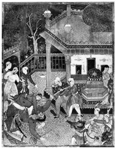 Miniatyr fra Dastan e-Amir Hamza, c1500 1958 av Unbekannt