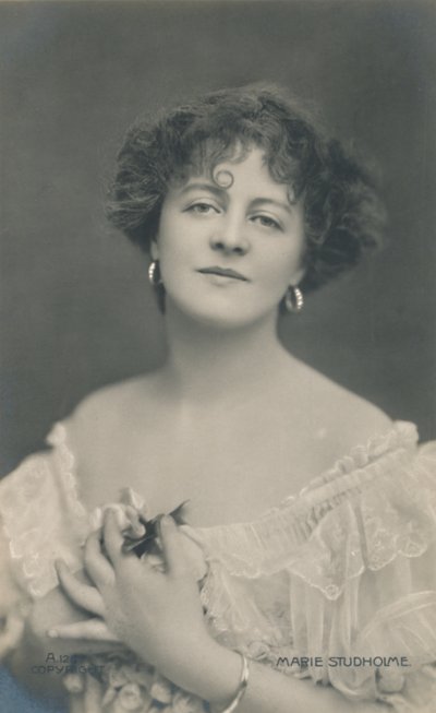 Frøken Marie Studholme, 1872-1930, c1930. av Unbekannt