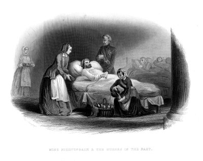 Miss Nightingale and the Military in the East, c1860 av Unbekannt
