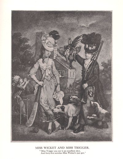 Miss Wicket og MissTrigger, c1778 1912 av Unbekannt