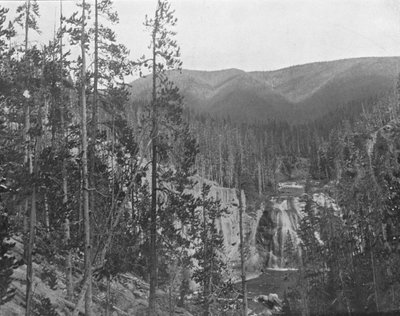 Missouri River, nedenfor Great Falls, Montana, USA, c1900. av Unbekannt