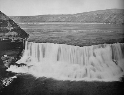 Missouri River, nedenfor Great Falls, Montana, c1897. av Unbekannt