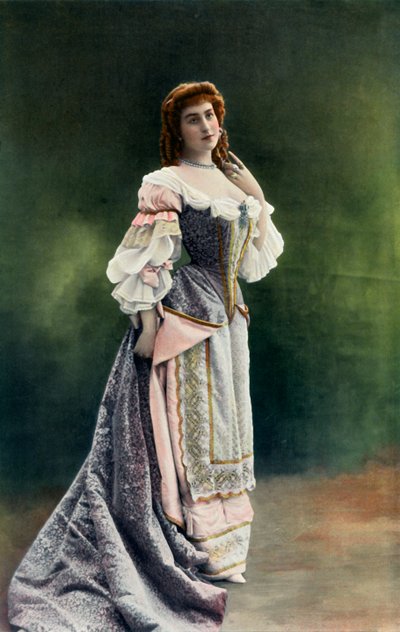 Mlle. Felyne - Fra Theatre National De LOdeon - Rolle til Leonore - LEcole Des Maris, 1904. av Unbekannt