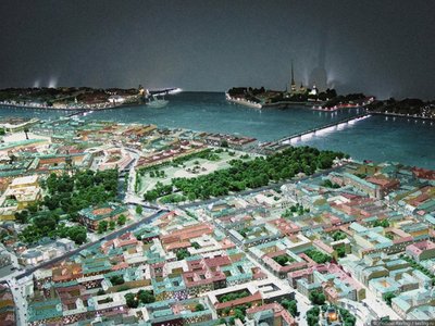 Modell av St. Petersburg av Unbekannt