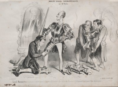 Anglo-Chivalric Maners, 1839. av Unbekannt