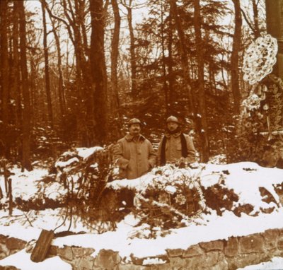 Monument des Chasseurs, Col de la Chipotte, østlige Frankrike, c1914-c1918 av Unbekannt