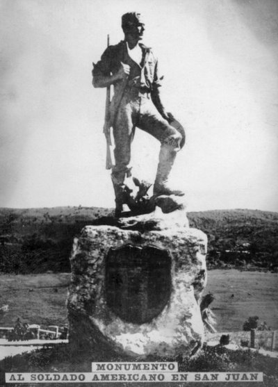 Monument til den amerikanske soldaten i San Juan Hill, 1920-tallet av Unbekannt