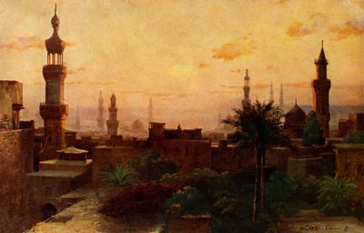 Morgen i Kairo, c1918-c1939. av Unbekannt