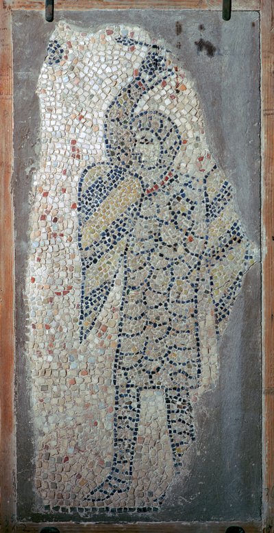Mosaikk av en korsfarer fra det fjerde korstoget, 1200-tallet av Unbekannt